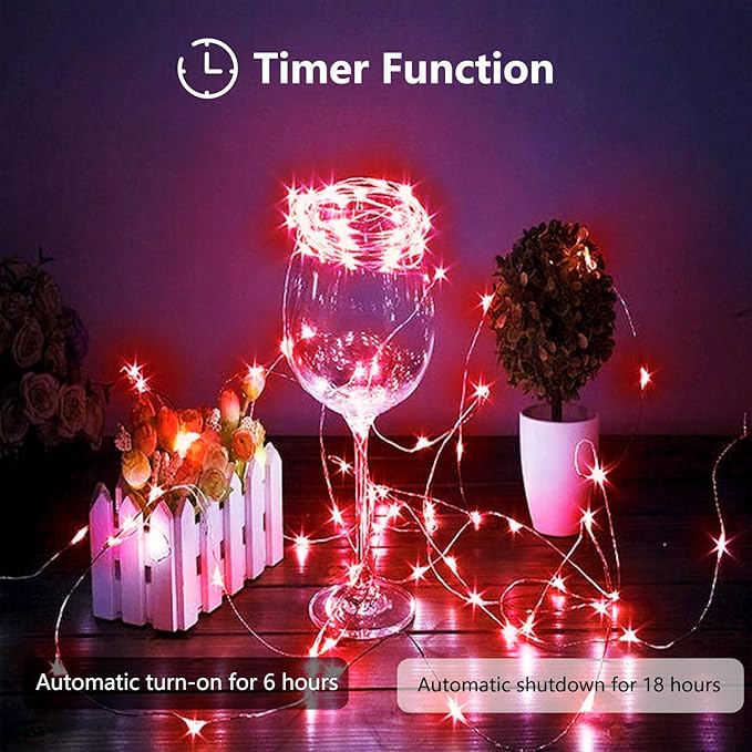4-Pack Fairy Lights Battery Operated - Image 2