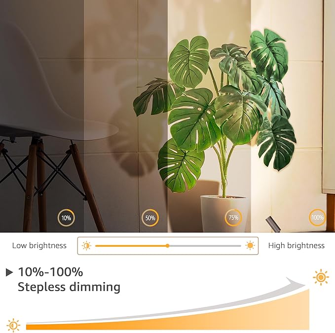 SUNVIE 2 Pack LED Spot Lights 3000K/4000K/5000K Adjustable Dimmable Floor - Image 3