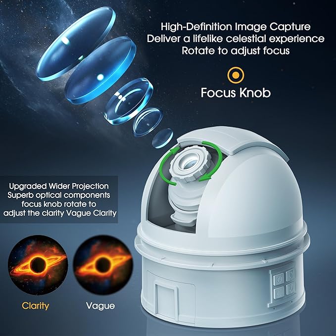L LOHAS LED Galaxy Projector Night Light, 12 in 1 Star Projector Night Light - Image 3