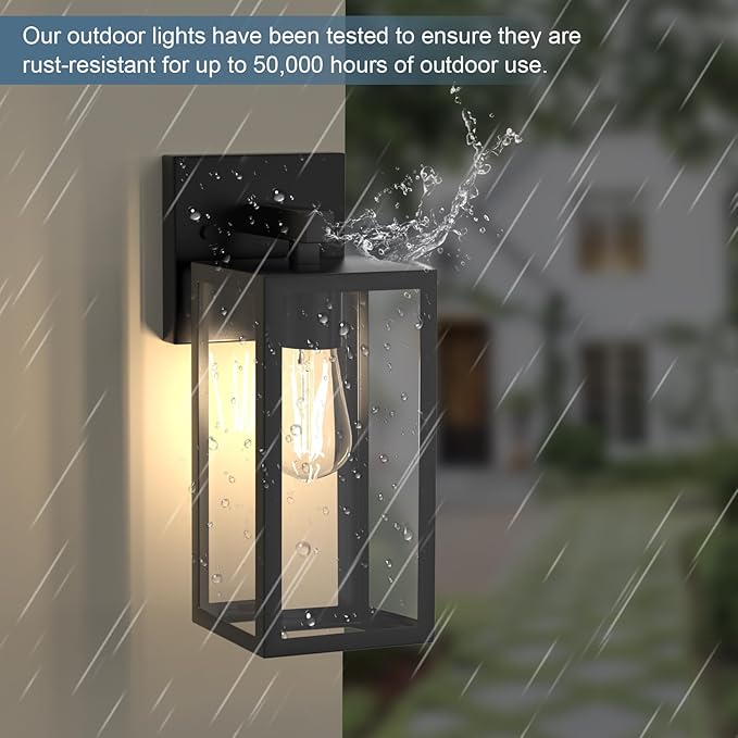 Kalium Porch Wall Lights Outdoor, Waterproof Lanterns - Image 5