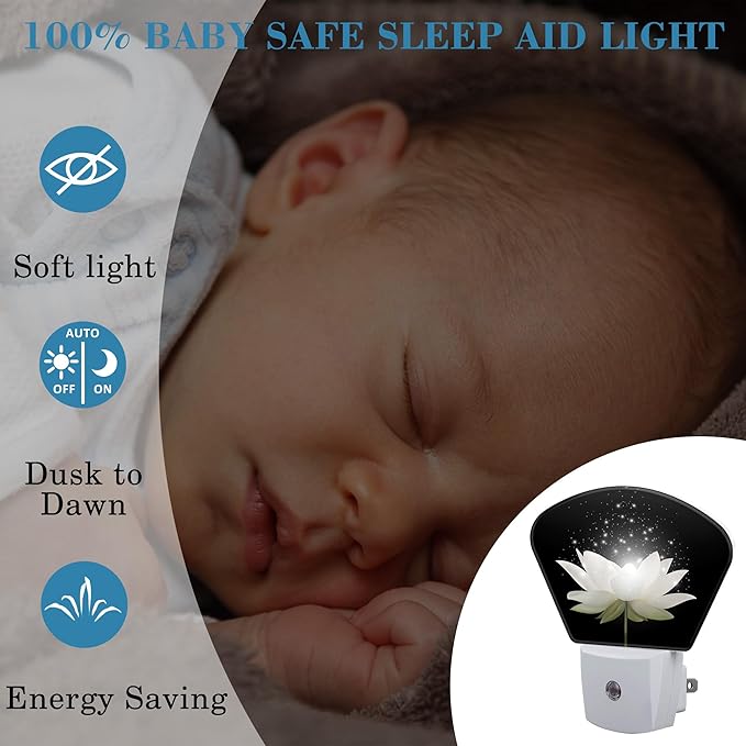 Magic White Lotus Flower Night Light - Image 4