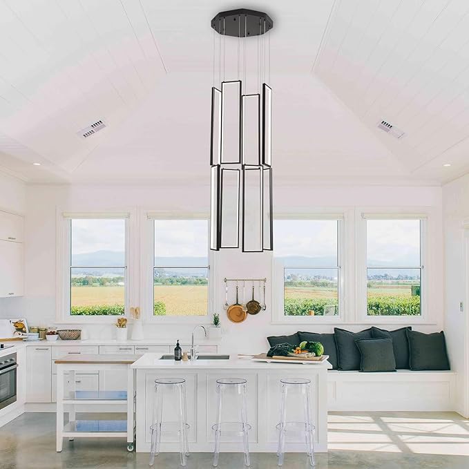 Modern Rectangle Chandelier - Image 5