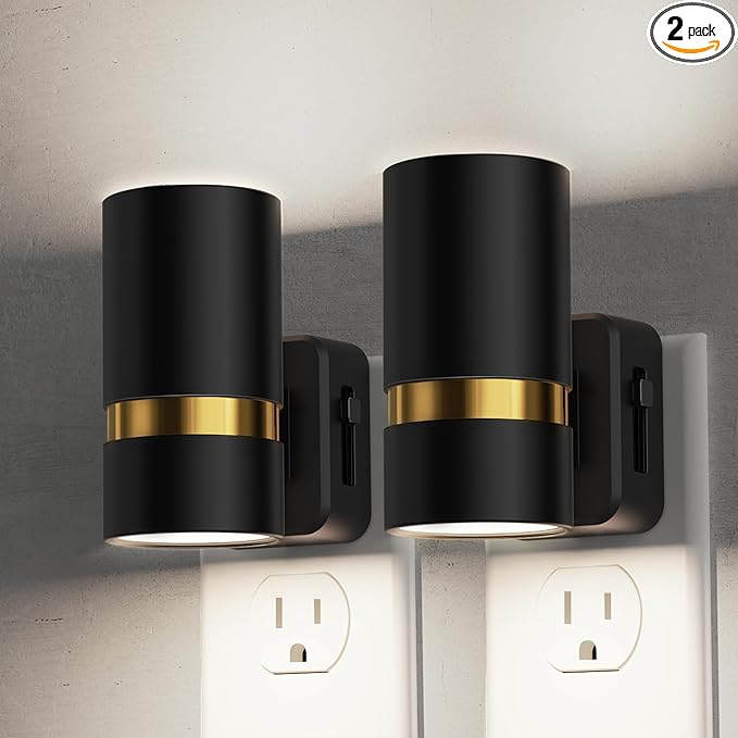 L LOHAS LED Night Lights Plug into Wall, Dusk to Dawn, Daylight White 5000K by LLOHASLED