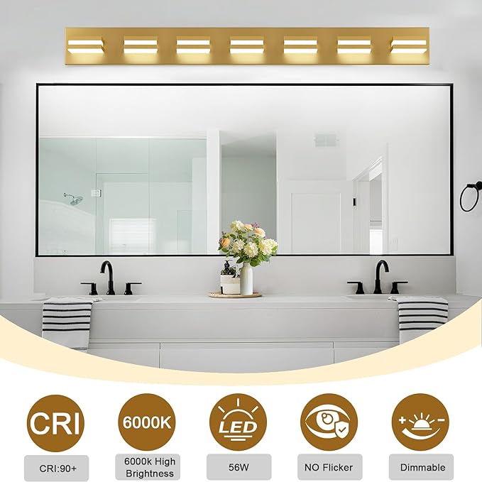 IZORRO LED Modern Bathroom Lights Fixtures, Vanity Lights - Image 4