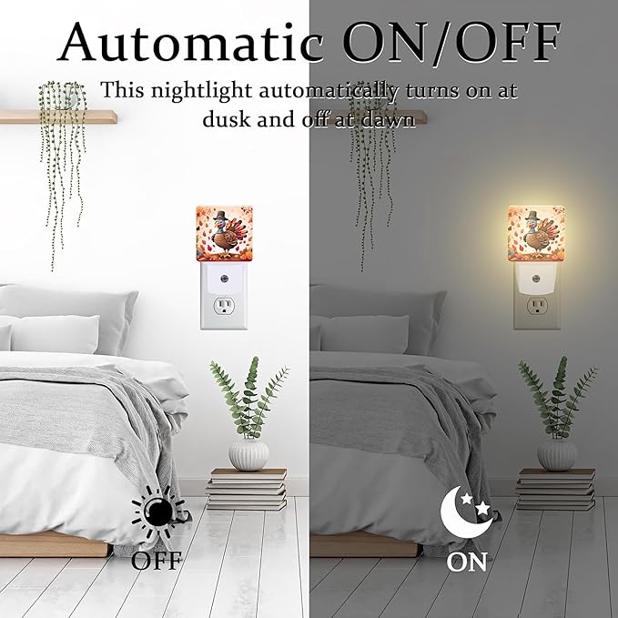 Cute Cartoon Turkey Night Light - Image 6