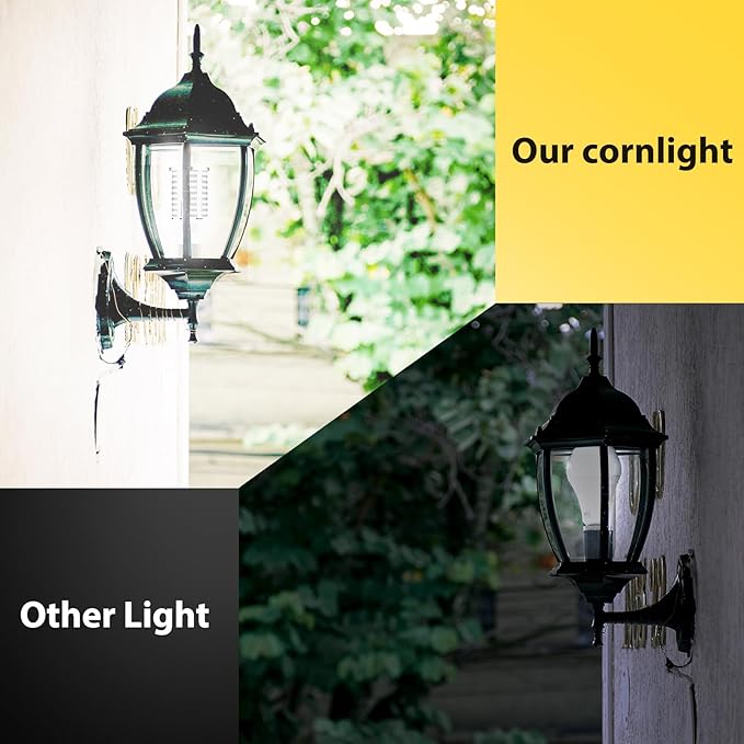 50W 2 Pack LED Corn Light Bulb, 5000K Daylight 6500LM Commercial GradeE26/E39 - Image 5
