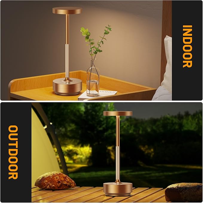 SAKRINGT 2 Pack Rechargeable Cordless Table Lamp - Image 6