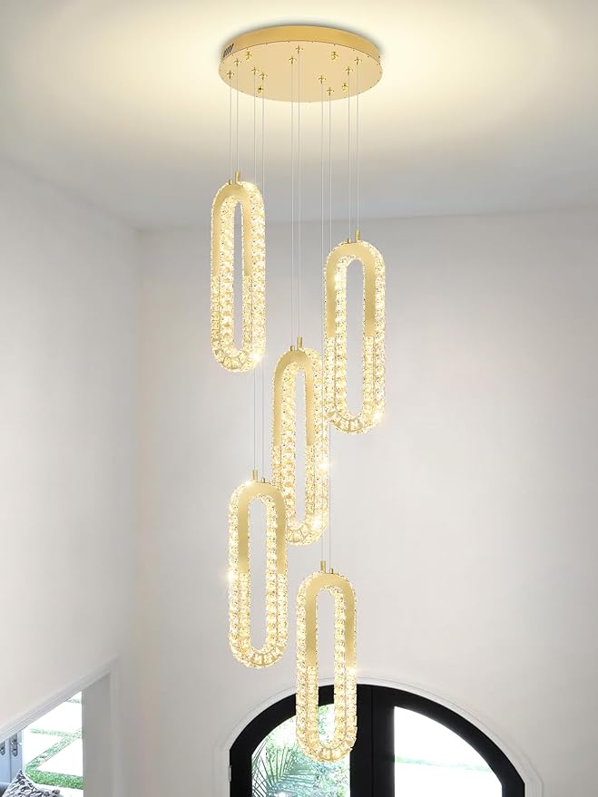 5-Lights Modern Crystal Chandelier - Image 7