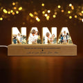 Personalized Nana Photo Collage LED Night Light, Custom Photo, Quote & Name by Thunala