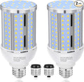 50W LED Corn Light Bulb, Fanless E26/E39 Medium/Large Mogul Base LED Cob Lamp by XYCN