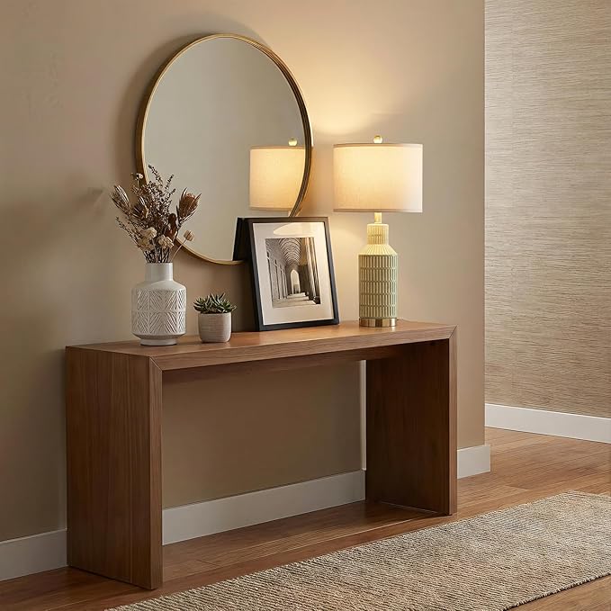 25" Green Ceramic Table Lamp - Image 3
