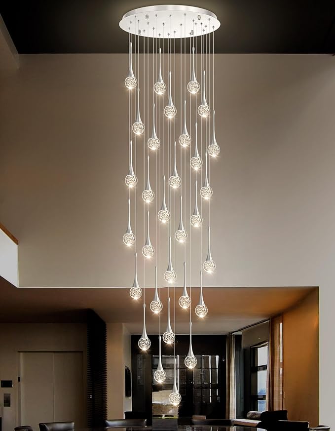 30 Light Modern Glam Crystal Chandelier - Image 2