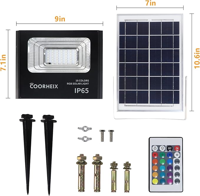 RGBW Solar Flood Lights Outdoor - Image 7