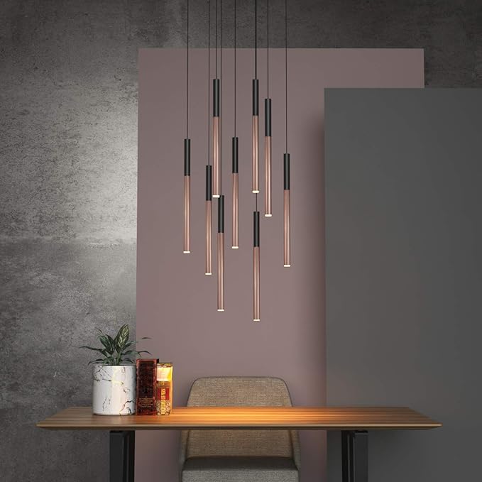ALTAIR 9 Mini Pendant Lighting Black-Copper - Image 6