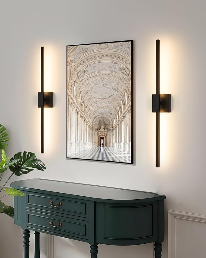 24 Inch Battery Operated Wall Sconce, 8000mAh 3000K/4500K/6000K Dimmable - Image 8