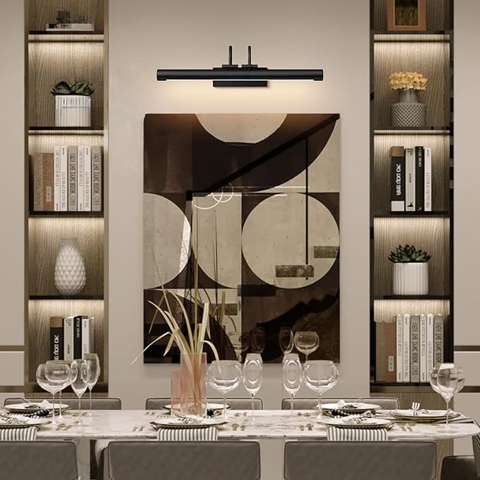 Picture Light, Art Lights Wall Sconce Hard-Wired, Bronze Pictures Frame Light - Image 7
