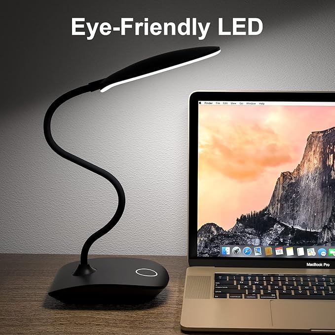 DEEPLITE Battery Operated Desk Lamp, LED Desk Light 3 Lighting Modes Stepless - Image 6
