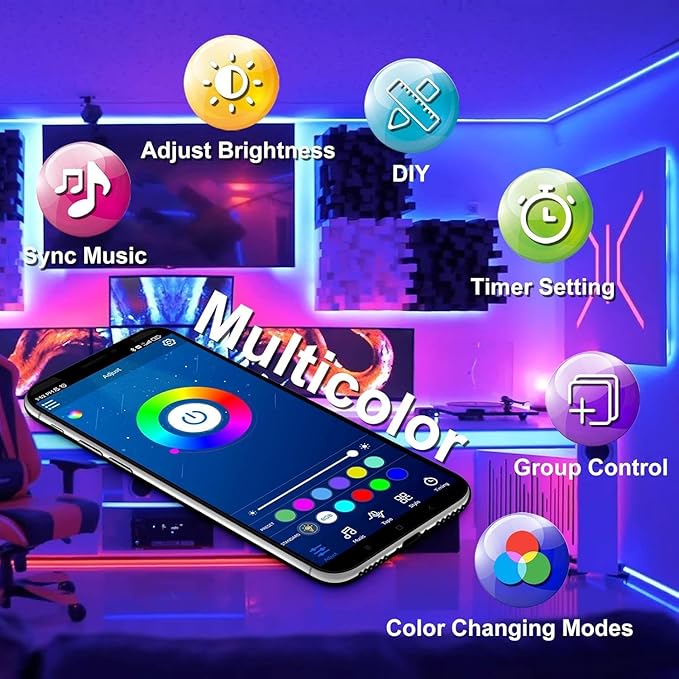 DAYBETTER Smart RGB Led Strip Lights, 300ft Led Lights - Image 6