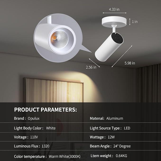 12W LED Dimmable Ceiling Spotlight Indoor - Image 7
