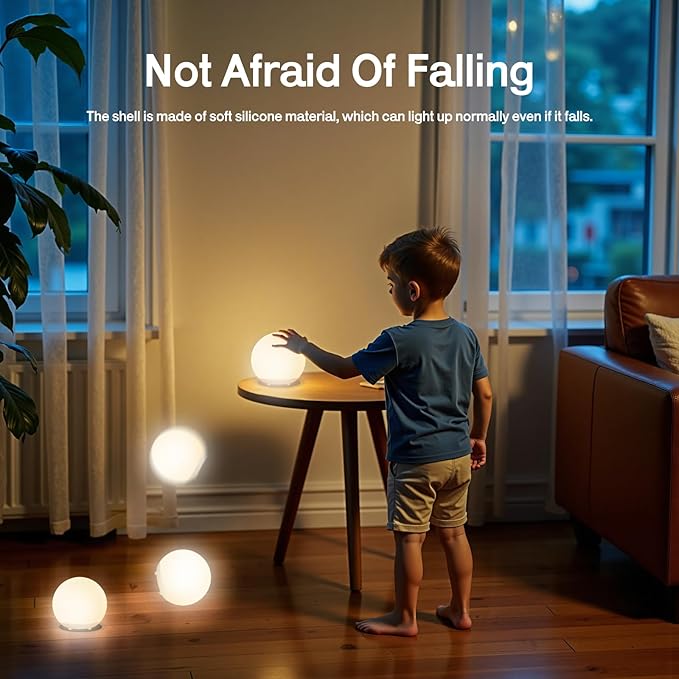 Baby Night Light, Rechargeable Touch Control Night Light - Image 4