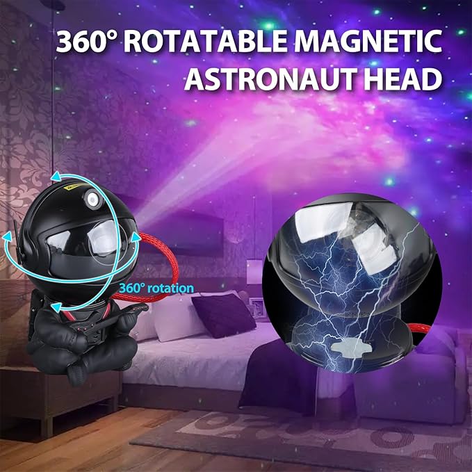 Astronaut Star Projector, Star Projector Galaxy Light - Image 5