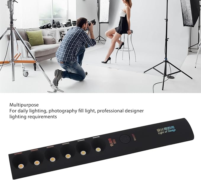 Color Temperature Light Stick, Handheld 6 Modes LED Photography Light Stick - Image 4