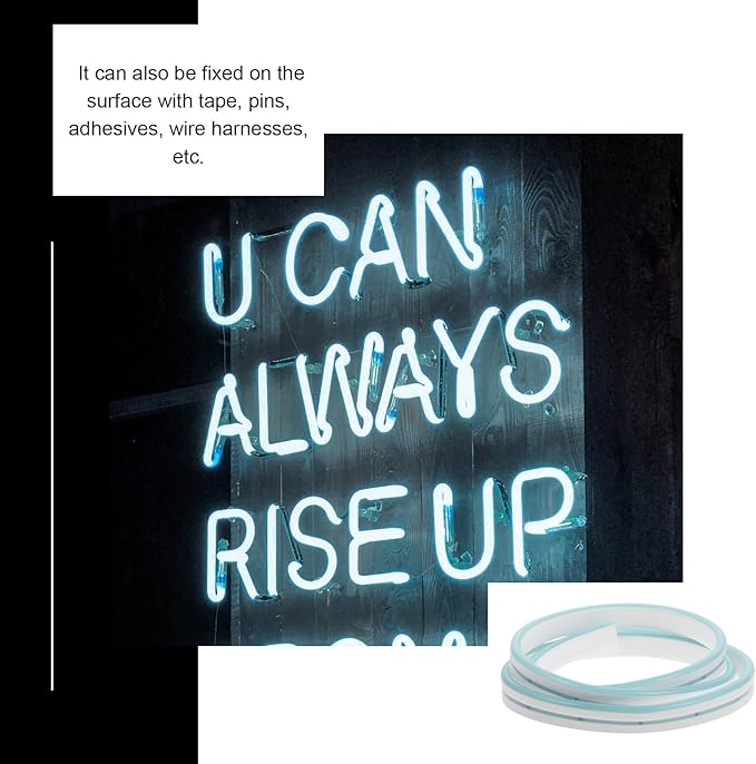 Bendable LED Silicone Light Strip 12V Waterproof Flexible Ice Blue Rope - Image 7