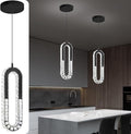 Modern Pendant Lighting 1-Light Chandelier Black Pendant Light Indoor Hanging by Ykolupty
