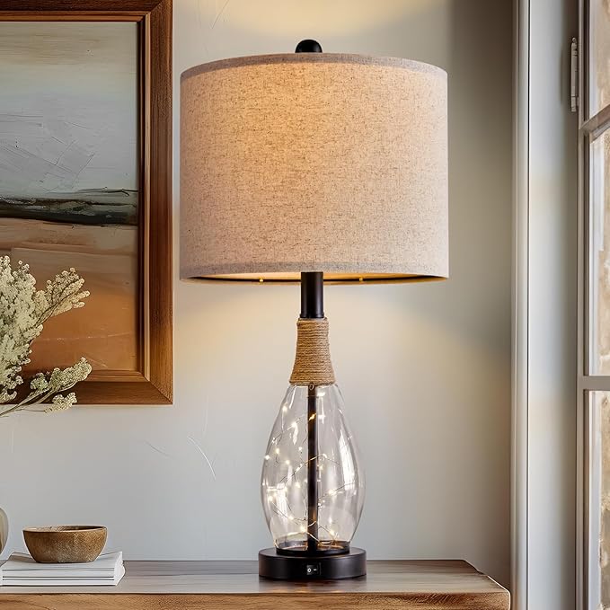 OYEARS 23" Farmhouse Table Lamps - Image 6