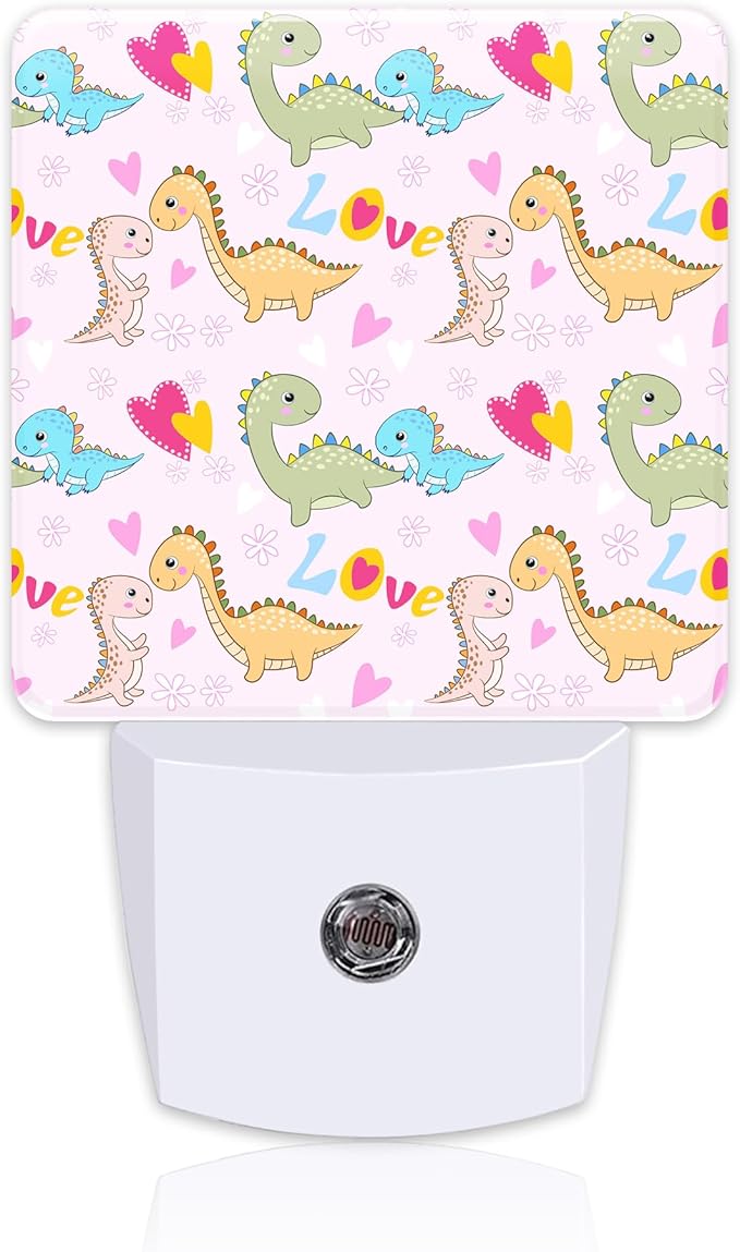Cute Love Dinosaurs Night Light by sndheke