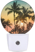 EKOBLA Palm Tree Night Lights Plug into Wall Beach Sunset Plug-in Nightlights by EKOBLA