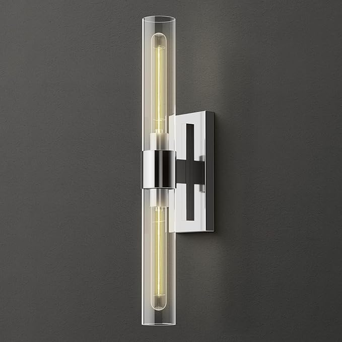 YUYI Nickel Wall Sconce Light, 22.8'' Indoor Sconces Wall Decor - Image 2