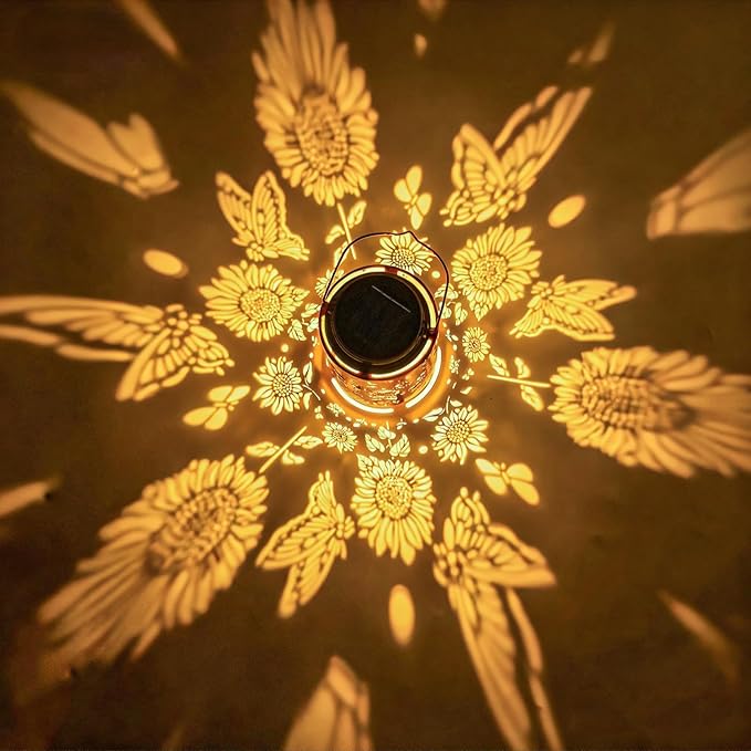 Sunflower Solar Lanterns, Birthday Gifts - Image 2
