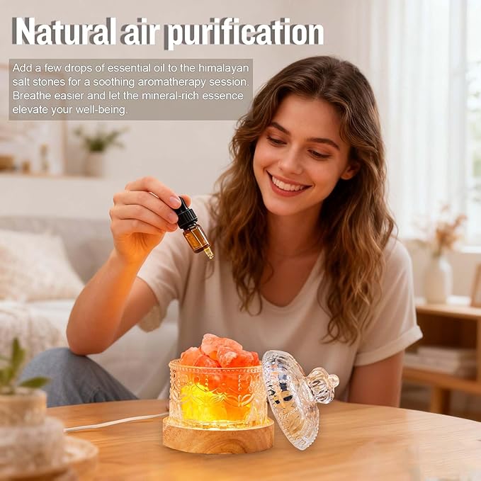 Runyangshi Himalayan Salt Lamp Night Light - Image 6