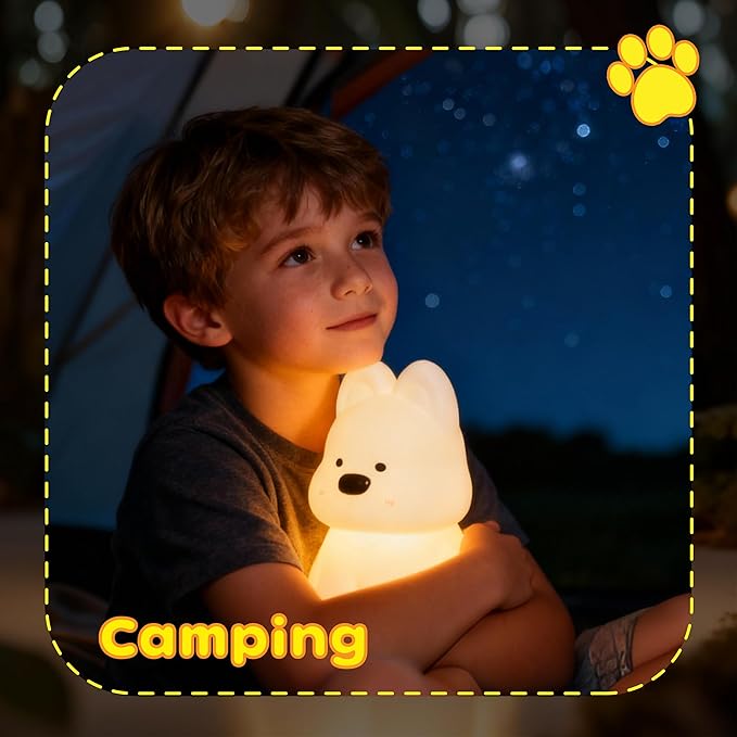 Dog Night Light, Touch Activated Pat Lamp - Image 7