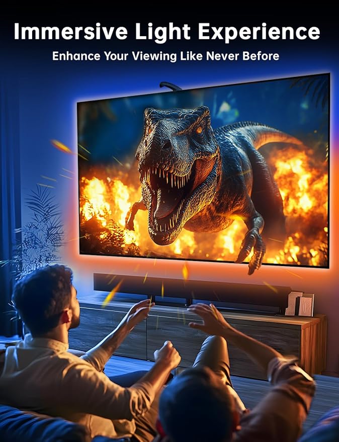FFJ TV Lights That Change with TV, 21.3ft Cuttable TV LED Backlight - Image 3