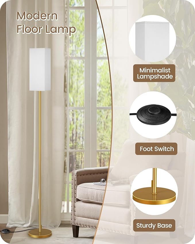 2Pack Floor Lamp, Pole Lamp - Image 9