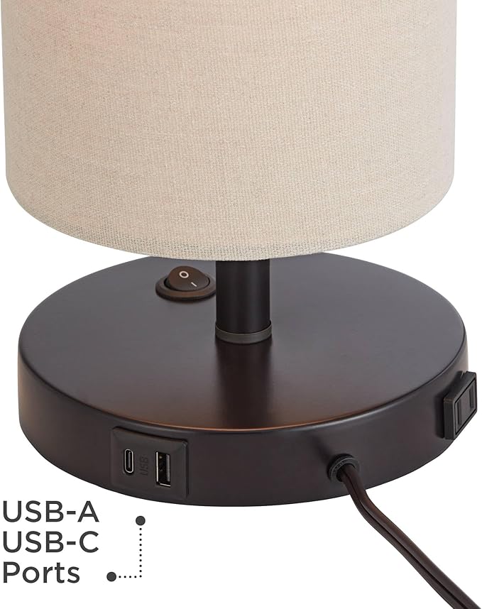 360 Lighting Heyburn 20" High Modern Accent Hotel Style Table Lamp - Image 5