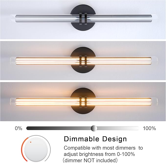 YUYI Crystal Picture Light for Wall, Modern K9 Crystal Dimmable Painting Lights - Image 5