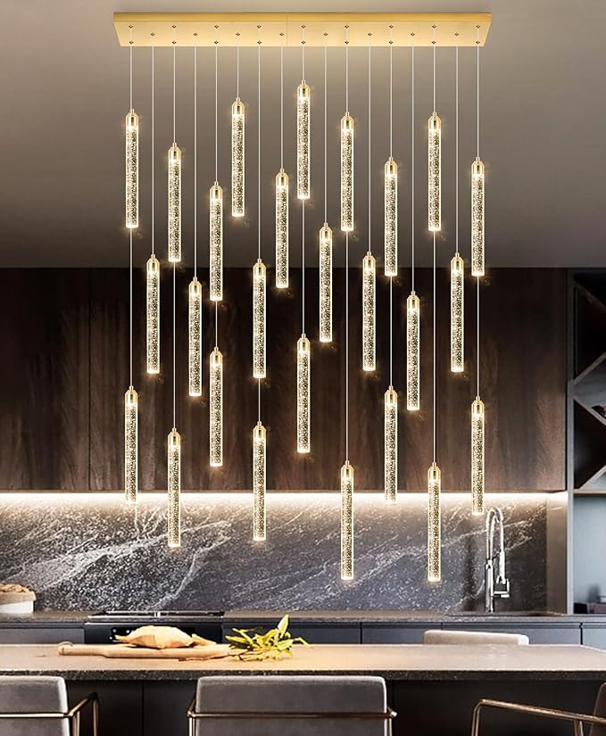 Rectangular Chandeliers 26-Lights Long Light - Image 4