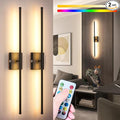 Battery Operated Wall Sconce Set Of 2, Wireless Wall light by Vimhou