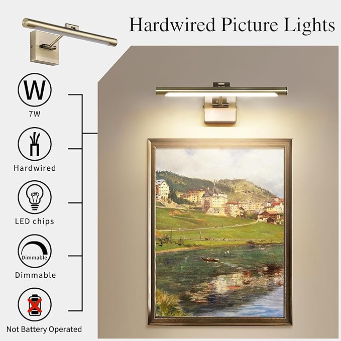 Joosenhouse Picture Light for Painting Dimmable Art Display Light - Image 3