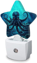 Deep-Sea Octopus Night Light, Plug Into Wall Decor Nightlights by SKYDAWNY