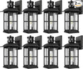 12Pack 15inch Large Outdoor Wall Lights, Modern Black Exterior Wall Light by Superyofo
