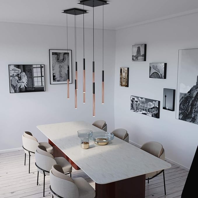 ALTAIR 4 Mini Pendant Lighting Black-Copper - Image 5