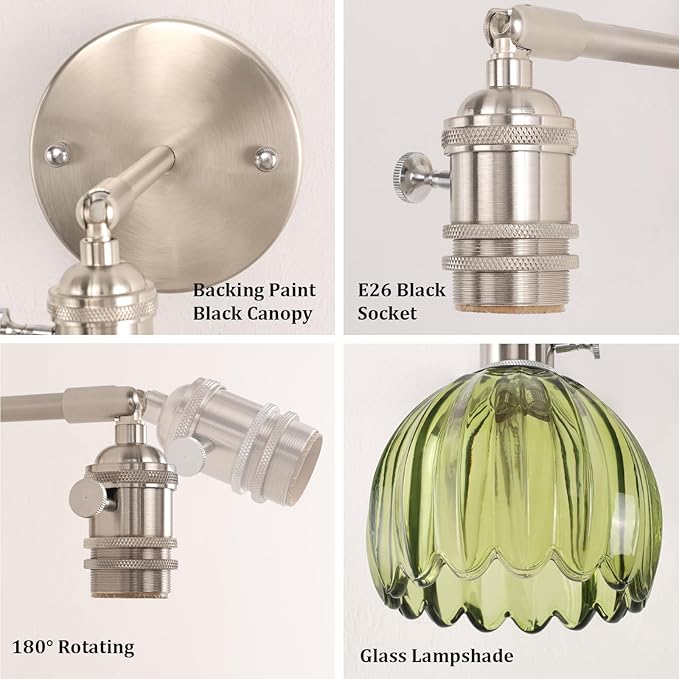 Battery Operated Wall Sconce - Image 3