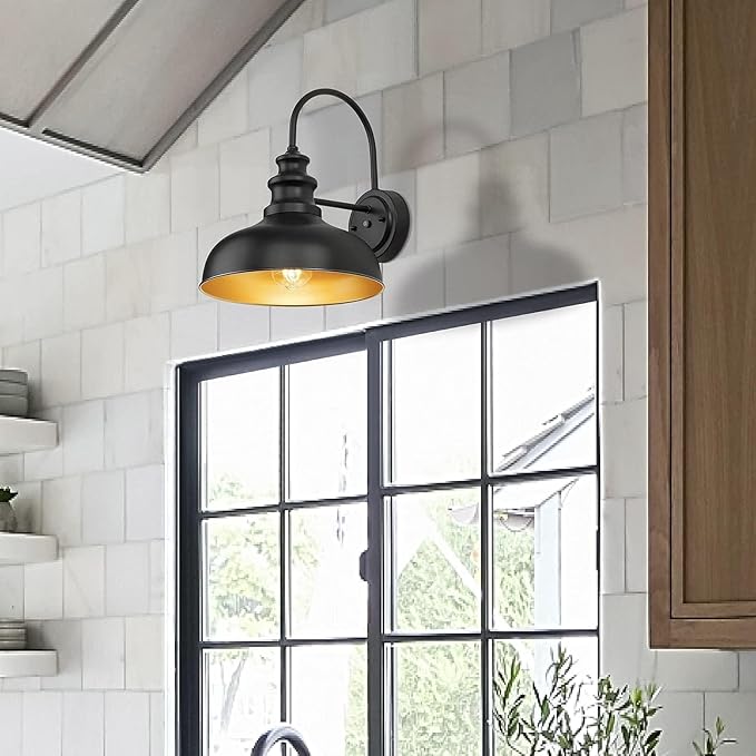 Bestshared Outdoor Barn Light, Outdoor Wall Sconce, Farmhouse Porch Wall lamp - Image 7
