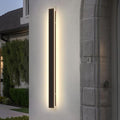Modern Outdoor Wall Light, 47.3Inch Black LED Dimmable IP65 Waterproof by TraLiGu