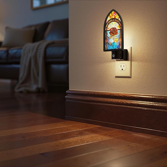 Briignite Night Lights Plug into Wall, Gothic Night Light Vintage Style - Image 6