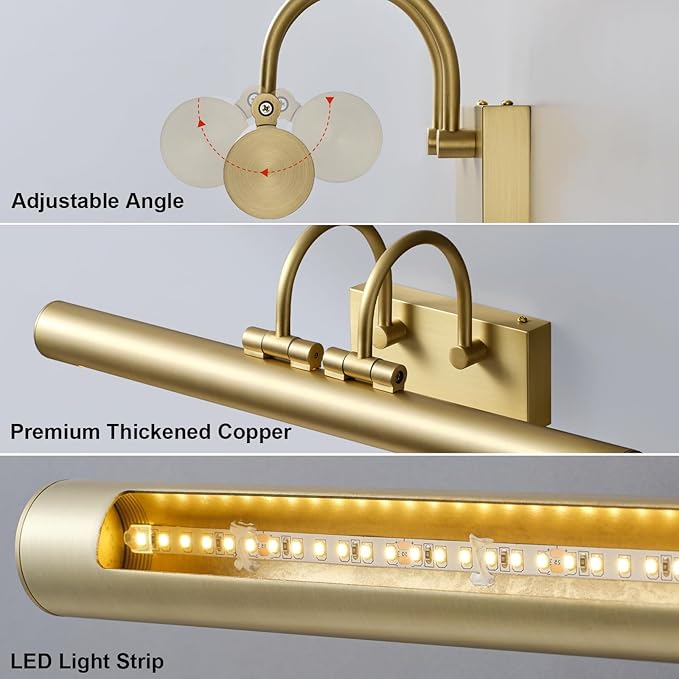 Picture Light, Art Lights Wall Sconce Hard-Wired, Artwork Poster, Photo Display - Image 6